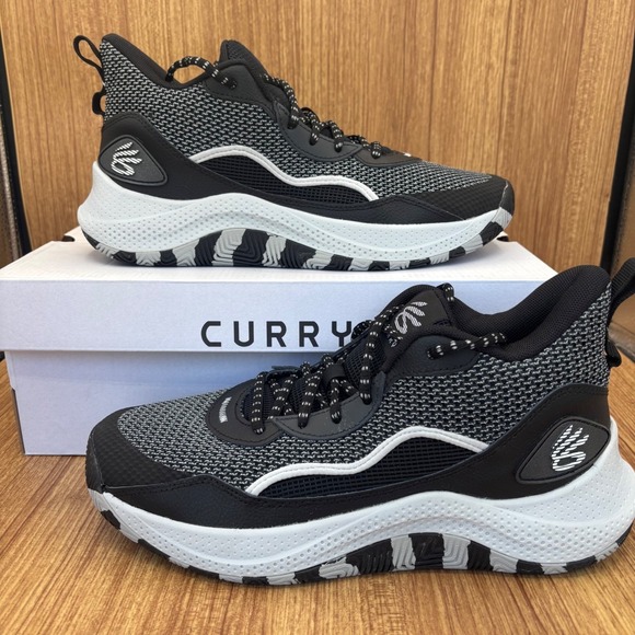 Under Armour Other - Under Armour Curry 3Z24 Basketball Shoes Mens 10 Womens 11.5 Black Grey NEW